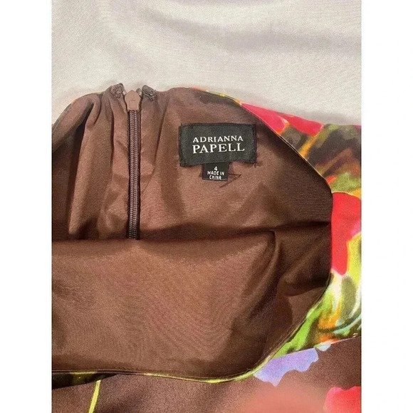 Adrianna Papell Women's Sleeveless Dress Size 4 Lined - Picture 4 of 6